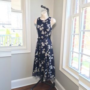 Tahari Sleeveless Dress Blue